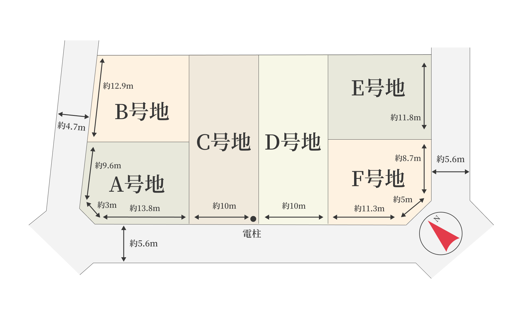 ラバンテ中旭が丘Ⅱ区画図